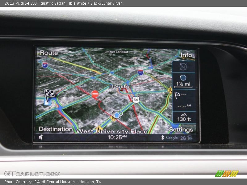 Ibis White / Black/Lunar Silver 2013 Audi S4 3.0T quattro Sedan