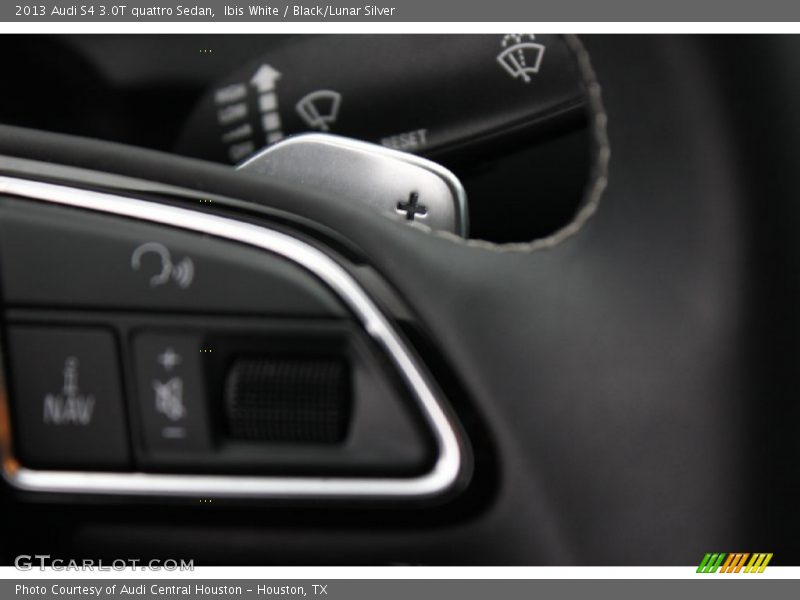 Ibis White / Black/Lunar Silver 2013 Audi S4 3.0T quattro Sedan