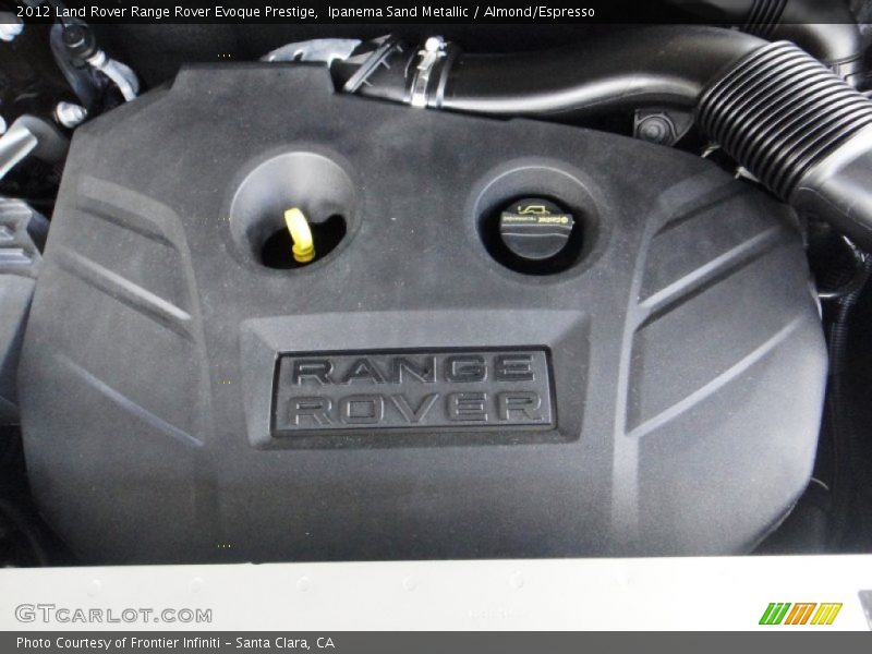 Ipanema Sand Metallic / Almond/Espresso 2012 Land Rover Range Rover Evoque Prestige