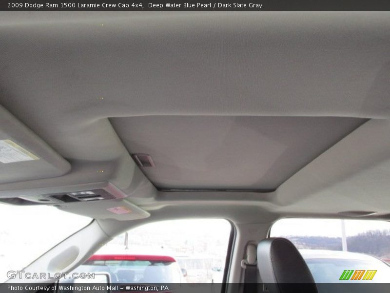 Deep Water Blue Pearl / Dark Slate Gray 2009 Dodge Ram 1500 Laramie Crew Cab 4x4