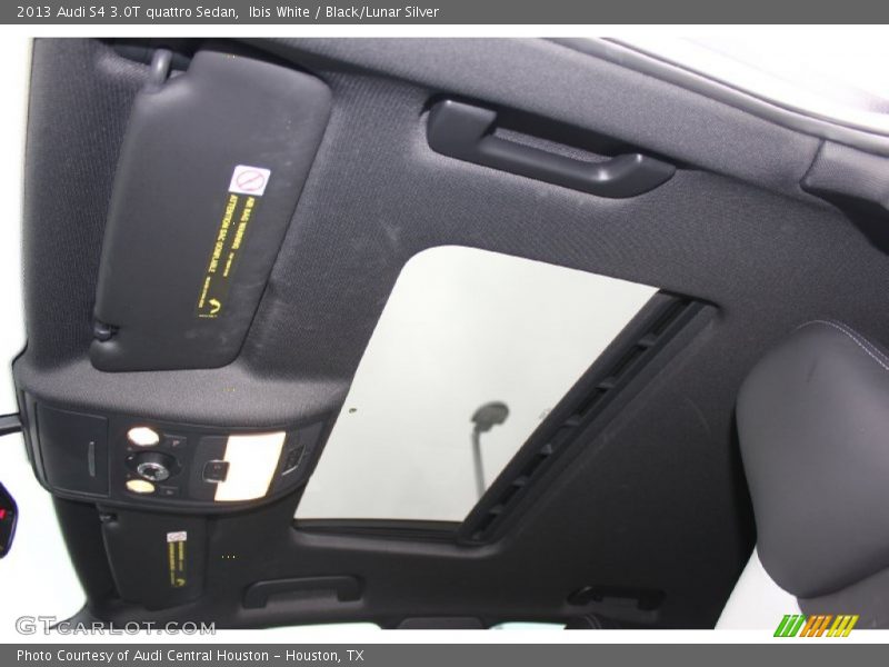 Ibis White / Black/Lunar Silver 2013 Audi S4 3.0T quattro Sedan