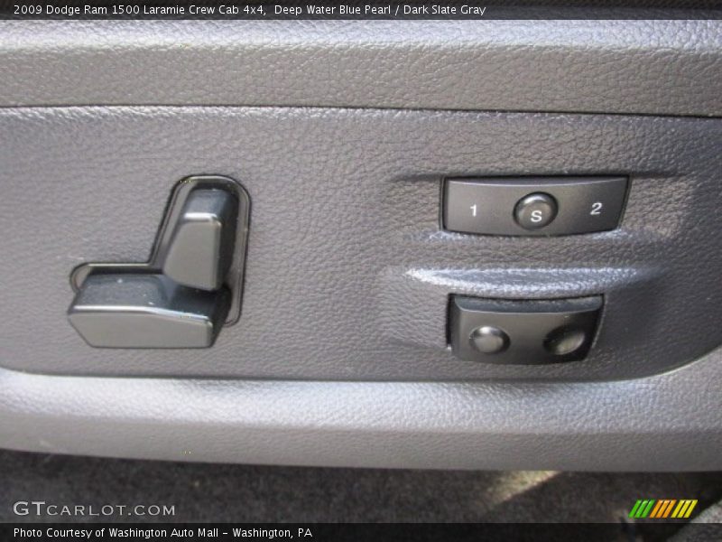 Deep Water Blue Pearl / Dark Slate Gray 2009 Dodge Ram 1500 Laramie Crew Cab 4x4