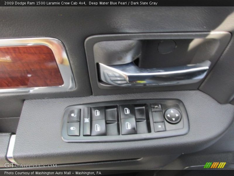 Deep Water Blue Pearl / Dark Slate Gray 2009 Dodge Ram 1500 Laramie Crew Cab 4x4