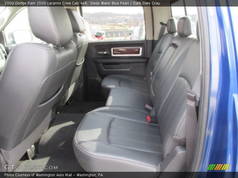 Deep Water Blue Pearl / Dark Slate Gray 2009 Dodge Ram 1500 Laramie Crew Cab 4x4