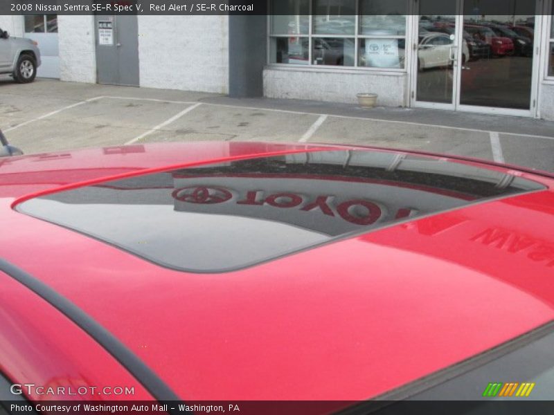 Red Alert / SE-R Charcoal 2008 Nissan Sentra SE-R Spec V