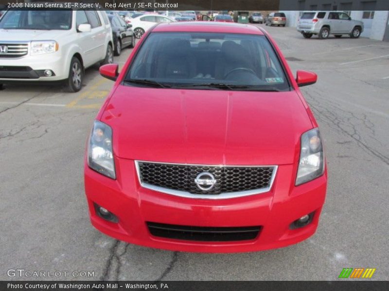 Red Alert / SE-R Charcoal 2008 Nissan Sentra SE-R Spec V
