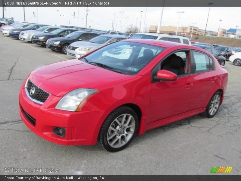 Red Alert / SE-R Charcoal 2008 Nissan Sentra SE-R Spec V