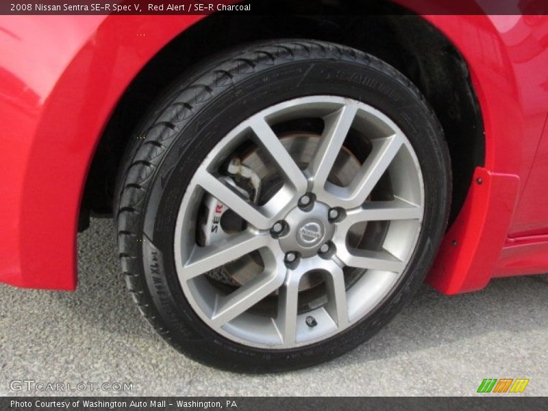 Red Alert / SE-R Charcoal 2008 Nissan Sentra SE-R Spec V