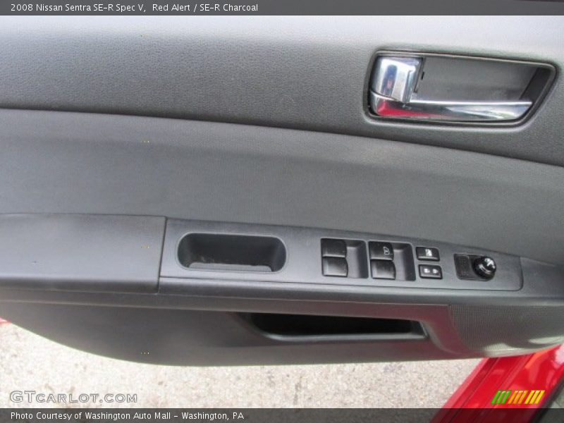 Red Alert / SE-R Charcoal 2008 Nissan Sentra SE-R Spec V