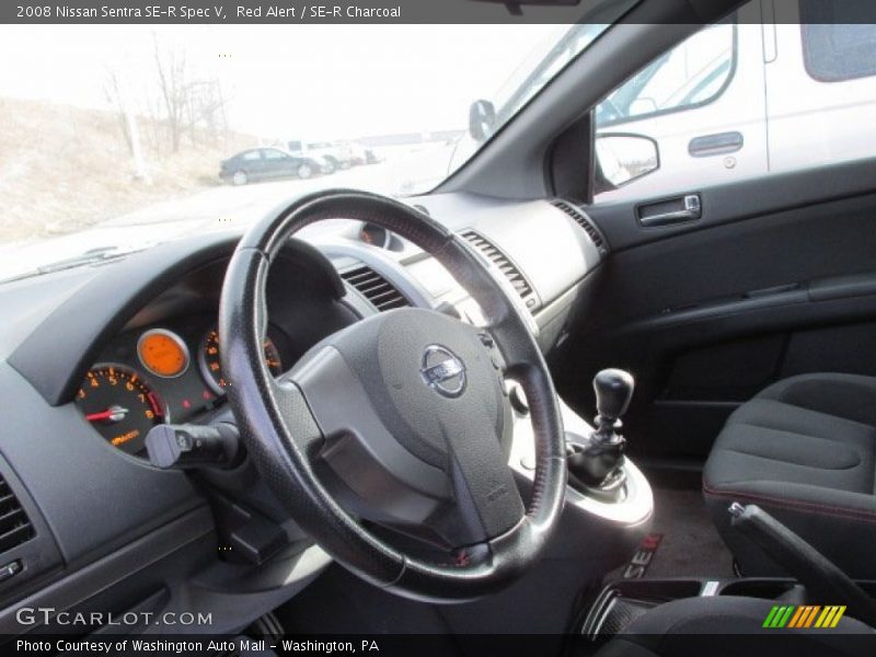 Red Alert / SE-R Charcoal 2008 Nissan Sentra SE-R Spec V