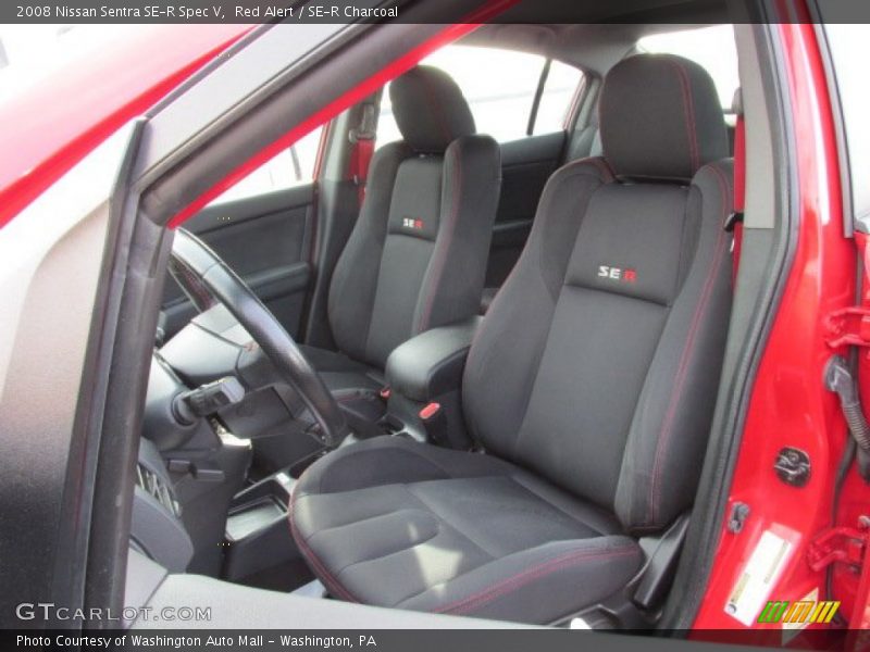 Red Alert / SE-R Charcoal 2008 Nissan Sentra SE-R Spec V
