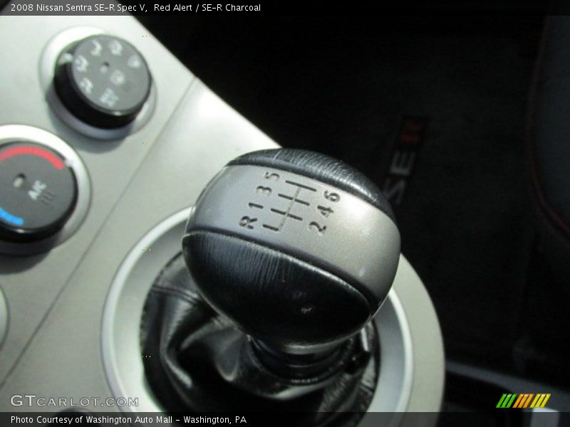 Red Alert / SE-R Charcoal 2008 Nissan Sentra SE-R Spec V
