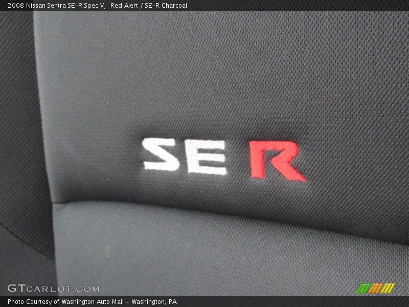 Red Alert / SE-R Charcoal 2008 Nissan Sentra SE-R Spec V