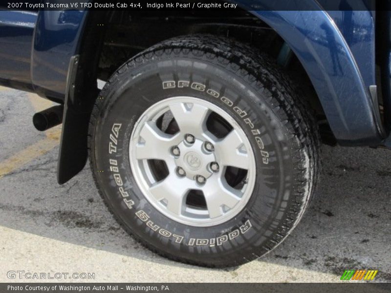 Indigo Ink Pearl / Graphite Gray 2007 Toyota Tacoma V6 TRD Double Cab 4x4