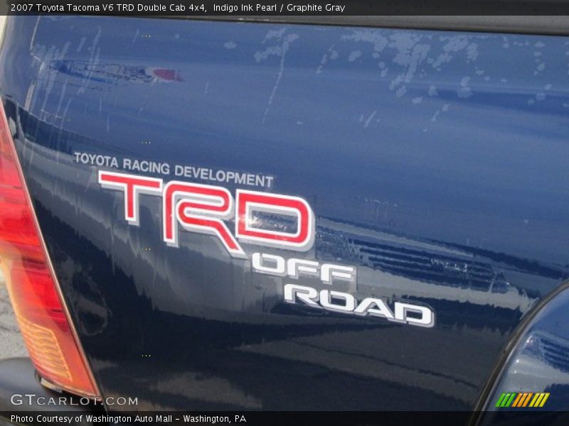 Indigo Ink Pearl / Graphite Gray 2007 Toyota Tacoma V6 TRD Double Cab 4x4