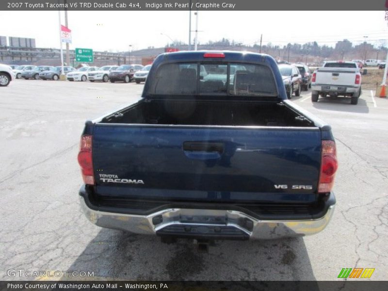 Indigo Ink Pearl / Graphite Gray 2007 Toyota Tacoma V6 TRD Double Cab 4x4