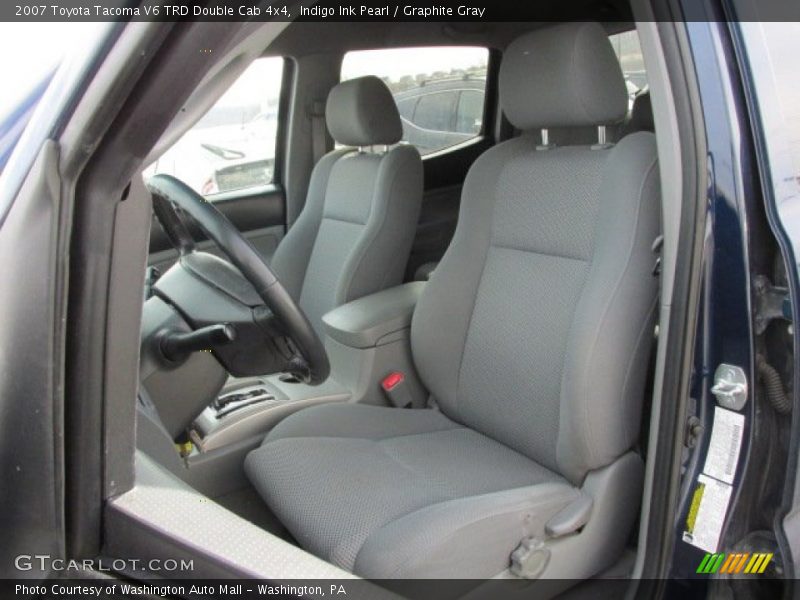 Indigo Ink Pearl / Graphite Gray 2007 Toyota Tacoma V6 TRD Double Cab 4x4