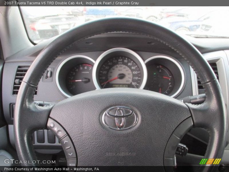 Indigo Ink Pearl / Graphite Gray 2007 Toyota Tacoma V6 TRD Double Cab 4x4