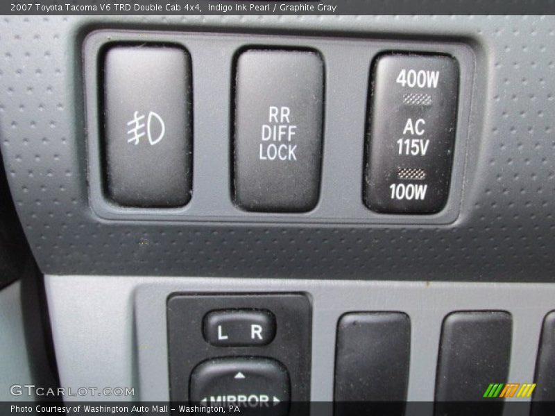 Indigo Ink Pearl / Graphite Gray 2007 Toyota Tacoma V6 TRD Double Cab 4x4