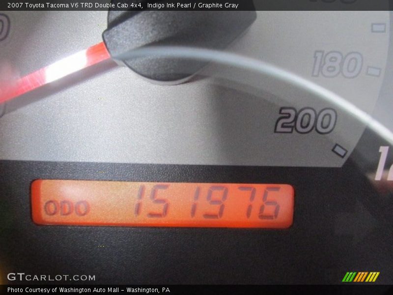 Indigo Ink Pearl / Graphite Gray 2007 Toyota Tacoma V6 TRD Double Cab 4x4