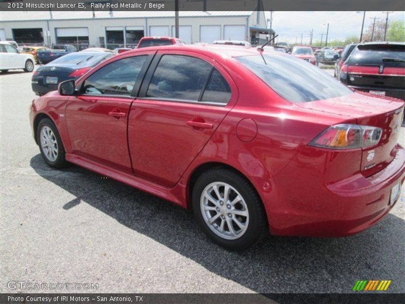 Rally Red Metallic / Beige 2012 Mitsubishi Lancer ES