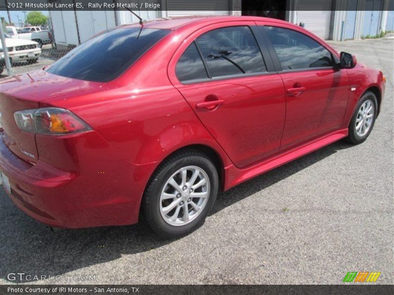 Rally Red Metallic / Beige 2012 Mitsubishi Lancer ES