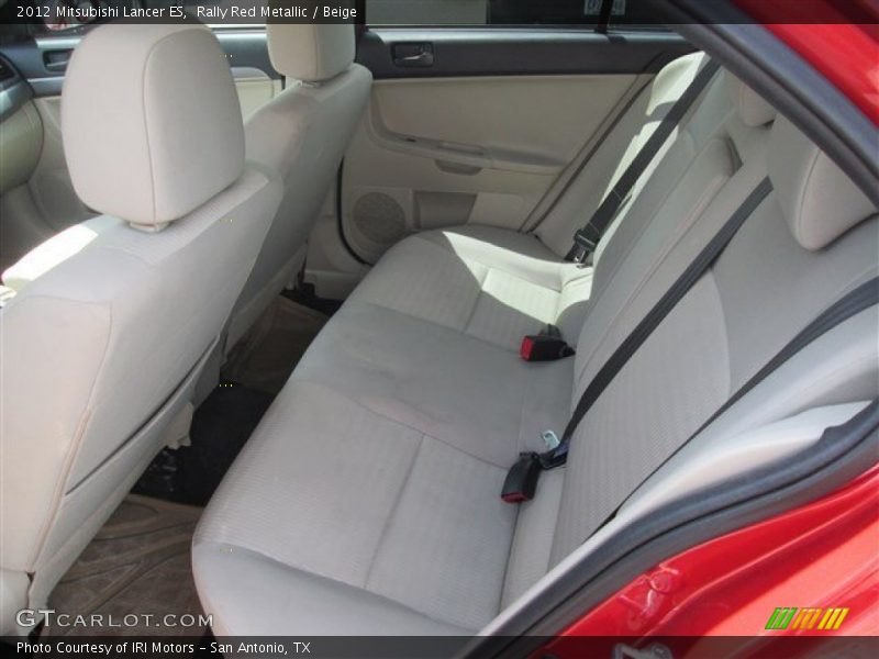 Rally Red Metallic / Beige 2012 Mitsubishi Lancer ES