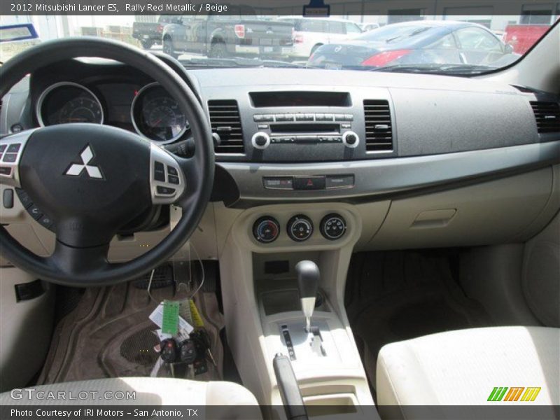 Rally Red Metallic / Beige 2012 Mitsubishi Lancer ES