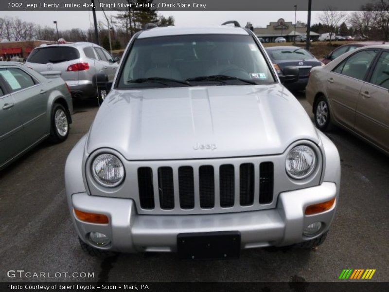 Bright Silver Metallic / Dark Slate Gray 2002 Jeep Liberty Limited 4x4