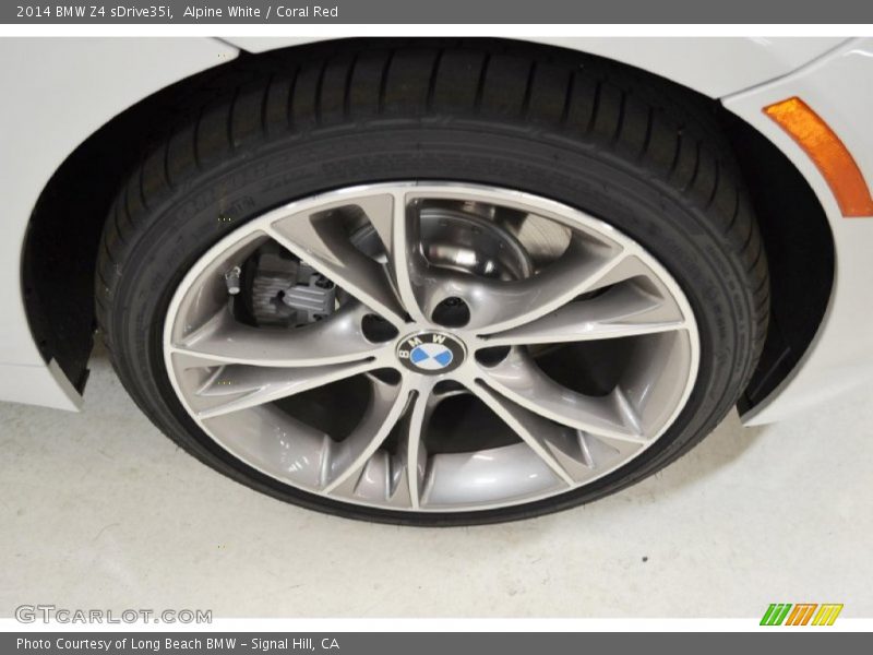 Alpine White / Coral Red 2014 BMW Z4 sDrive35i