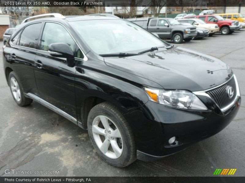 Obsidian Black / Parchment 2011 Lexus RX 350 AWD