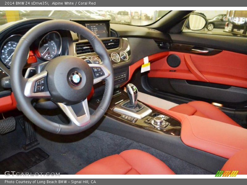  2014 Z4 sDrive35i Coral Red Interior