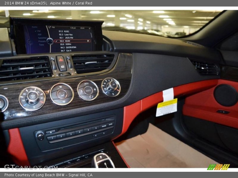 Alpine White / Coral Red 2014 BMW Z4 sDrive35i