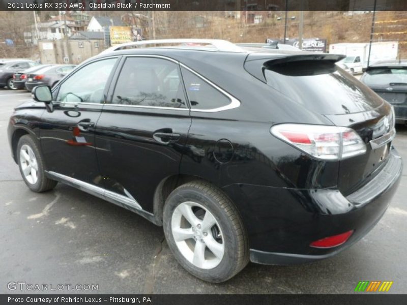 Obsidian Black / Parchment 2011 Lexus RX 350 AWD