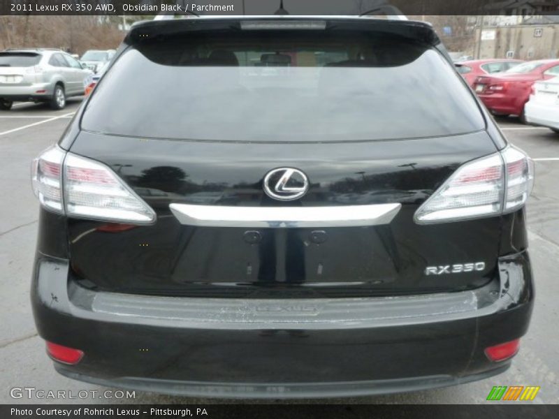 Obsidian Black / Parchment 2011 Lexus RX 350 AWD