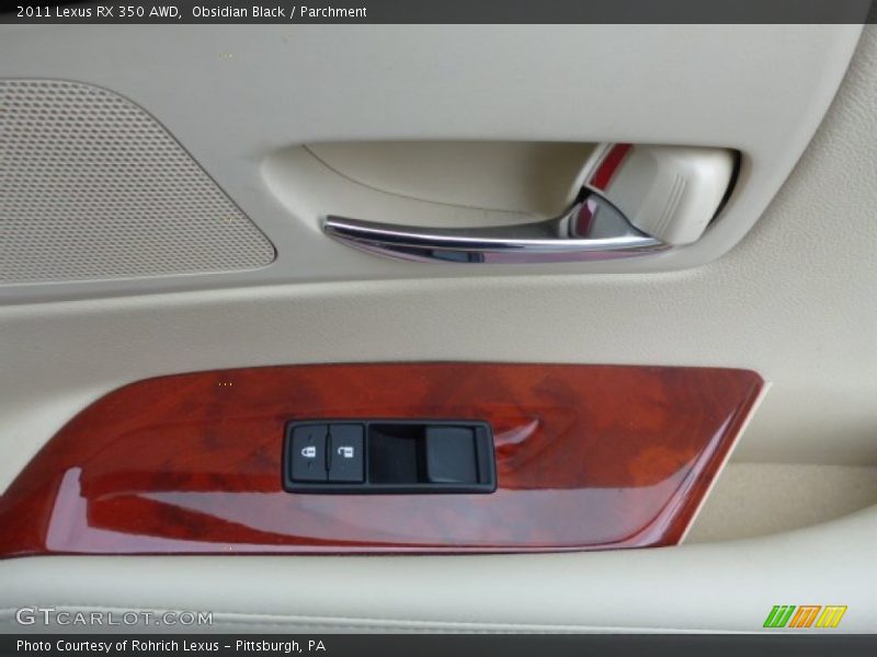 Obsidian Black / Parchment 2011 Lexus RX 350 AWD