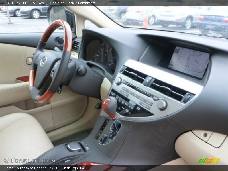 Obsidian Black / Parchment 2011 Lexus RX 350 AWD