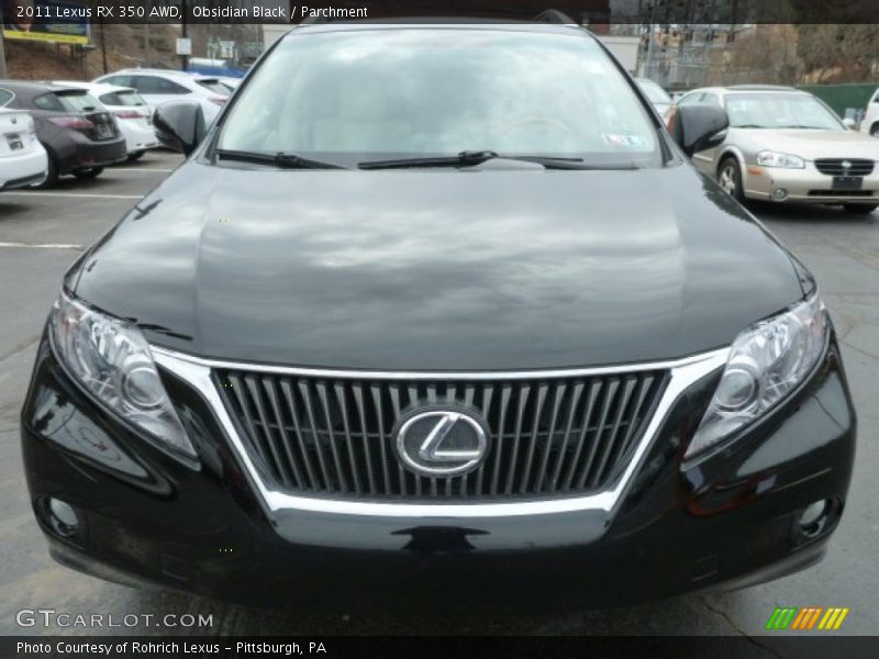 Obsidian Black / Parchment 2011 Lexus RX 350 AWD