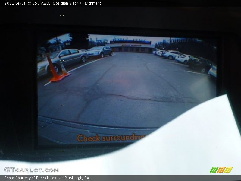 Obsidian Black / Parchment 2011 Lexus RX 350 AWD