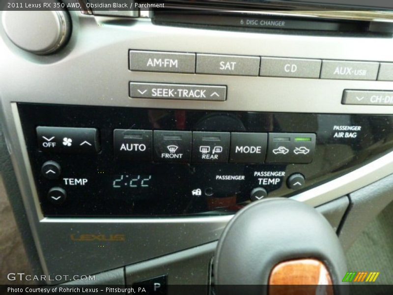 Obsidian Black / Parchment 2011 Lexus RX 350 AWD