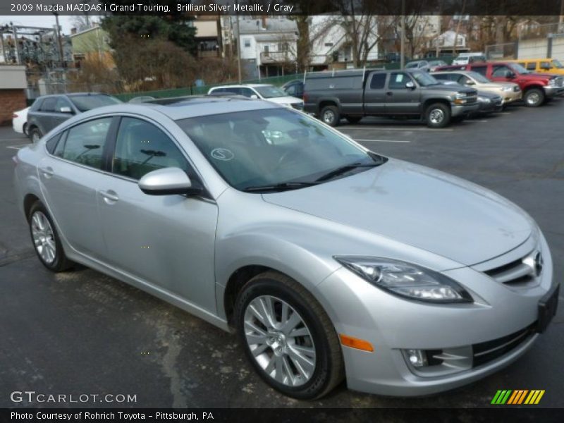 Brilliant Silver Metallic / Gray 2009 Mazda MAZDA6 i Grand Touring