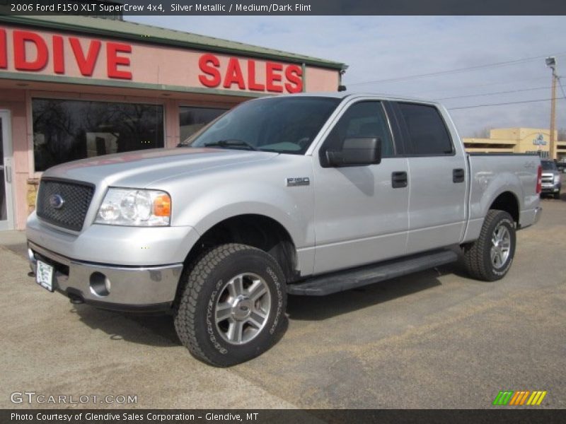 Silver Metallic / Medium/Dark Flint 2006 Ford F150 XLT SuperCrew 4x4