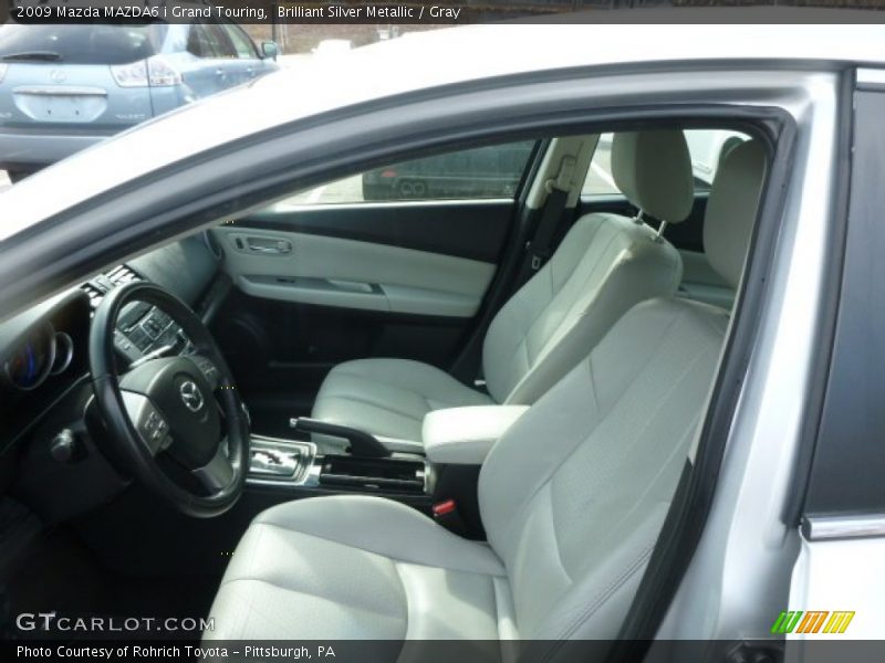 Brilliant Silver Metallic / Gray 2009 Mazda MAZDA6 i Grand Touring