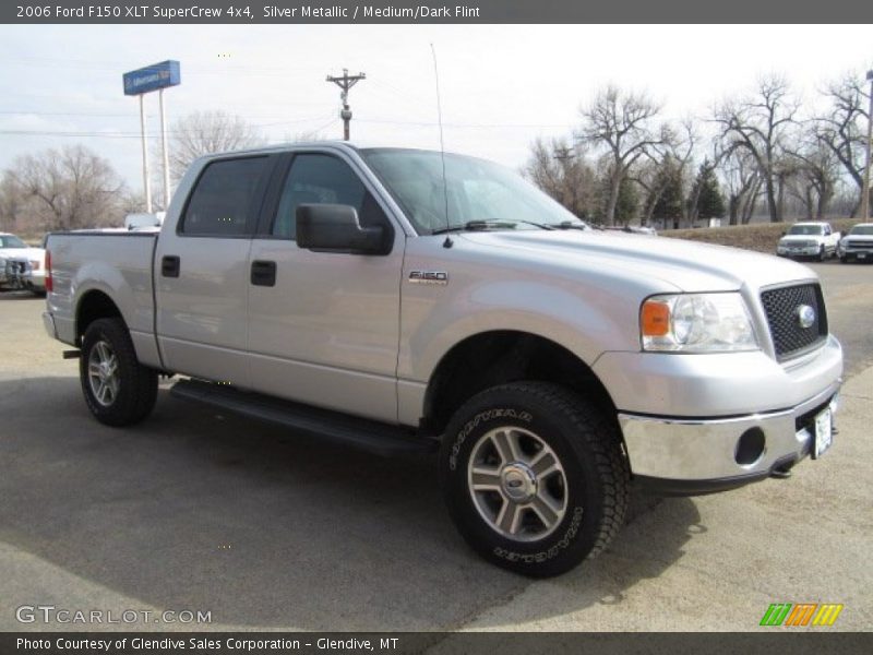Silver Metallic / Medium/Dark Flint 2006 Ford F150 XLT SuperCrew 4x4