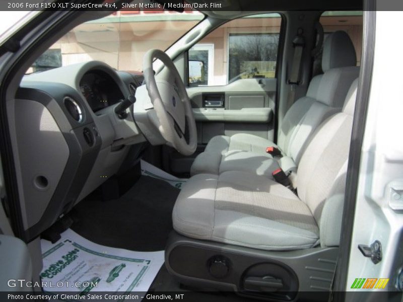 Silver Metallic / Medium/Dark Flint 2006 Ford F150 XLT SuperCrew 4x4