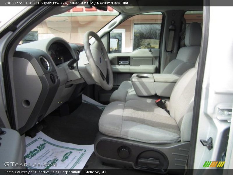 Silver Metallic / Medium/Dark Flint 2006 Ford F150 XLT SuperCrew 4x4