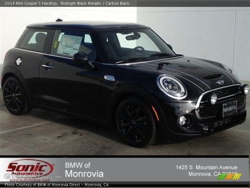 Midnight Black Metallic / Carbon Black 2014 Mini Cooper S Hardtop