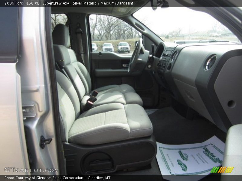 Silver Metallic / Medium/Dark Flint 2006 Ford F150 XLT SuperCrew 4x4