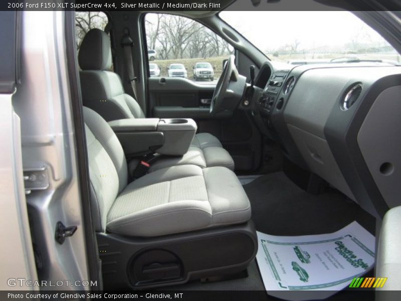 Silver Metallic / Medium/Dark Flint 2006 Ford F150 XLT SuperCrew 4x4