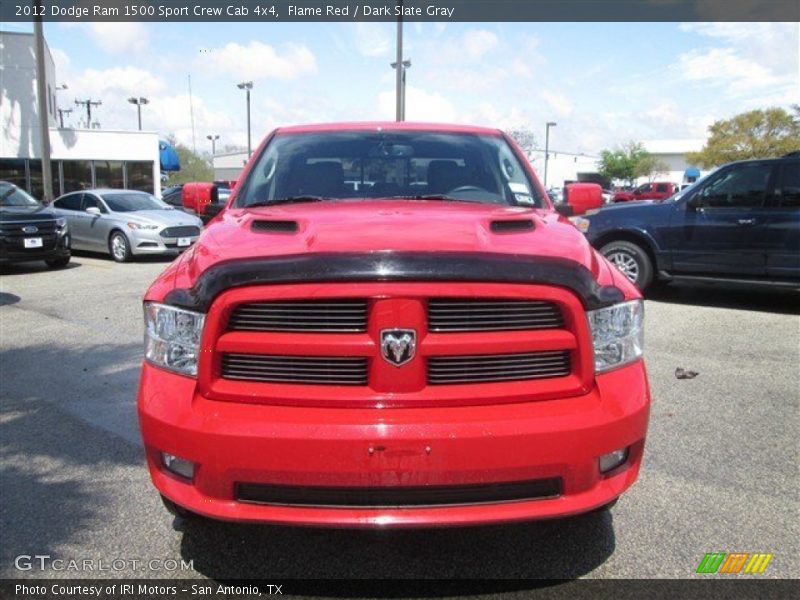 Flame Red / Dark Slate Gray 2012 Dodge Ram 1500 Sport Crew Cab 4x4